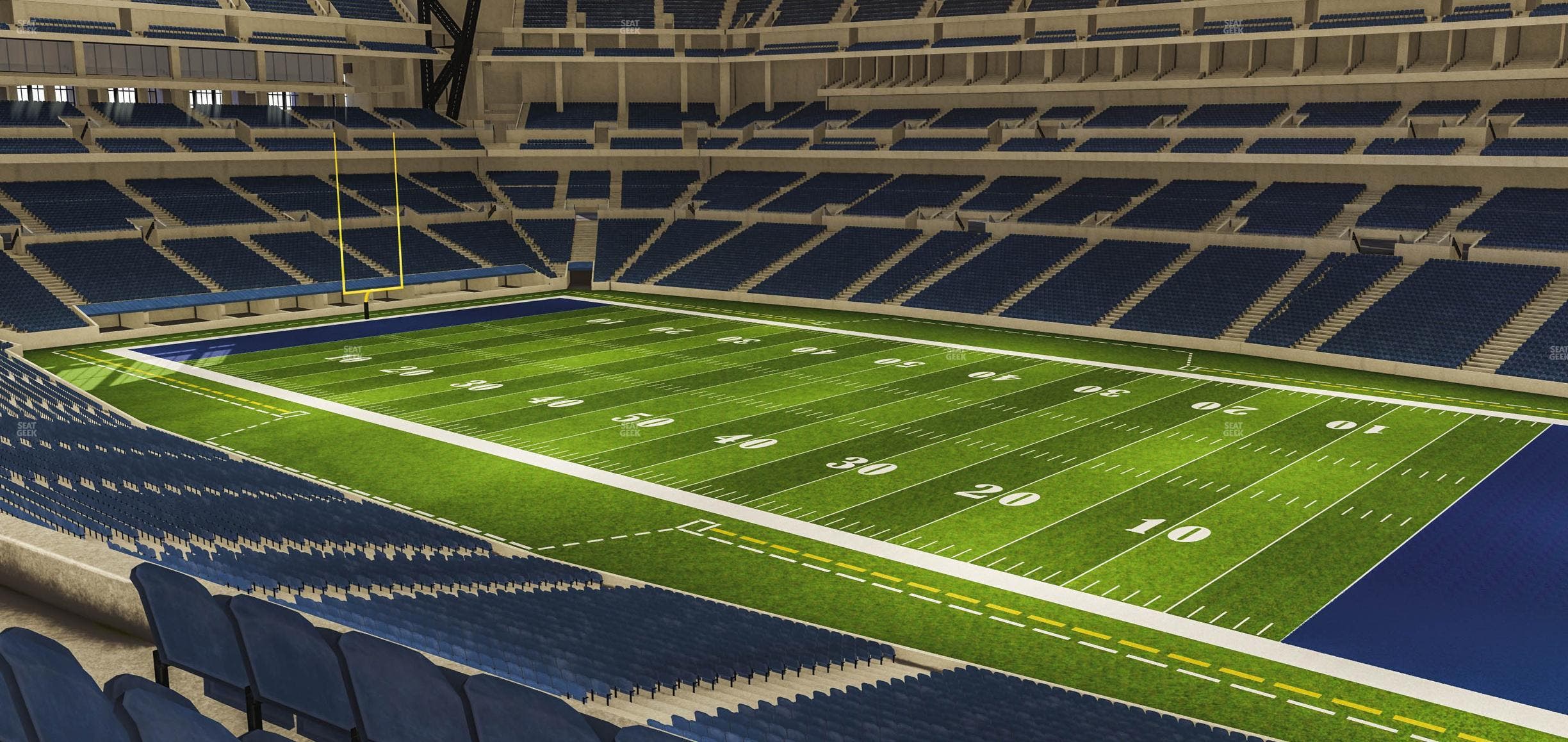 Lucas Oil Stadium - Section 308 Seat View