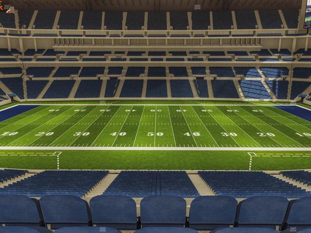 Lucas Oil Stadium - Section 340 Seat View