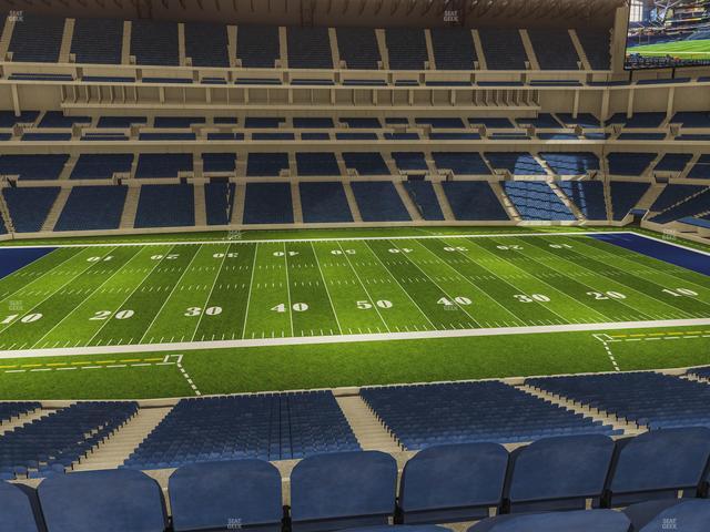 Lucas Oil Stadium - Section 341 Seat View