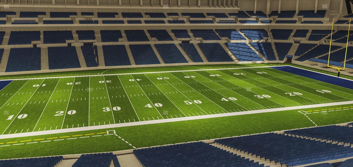 Lucas Oil Stadium - Section 342 Seat View