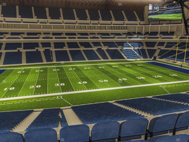 Lucas Oil Stadium - Section 342 Seat View