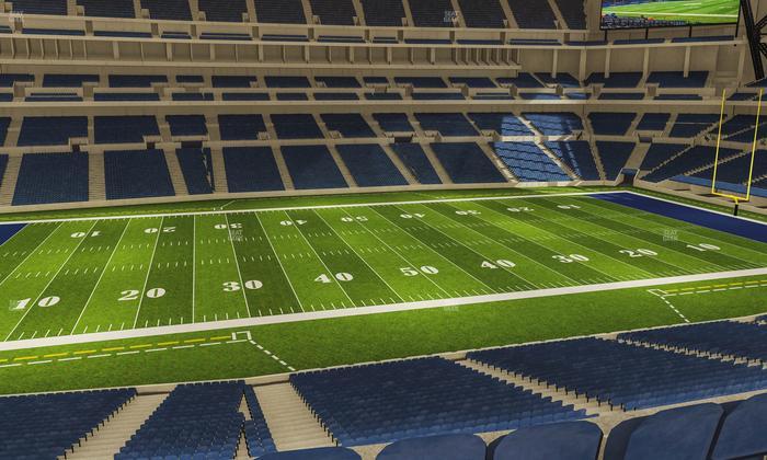 Lucas Oil Stadium - Section 342 Seat View
