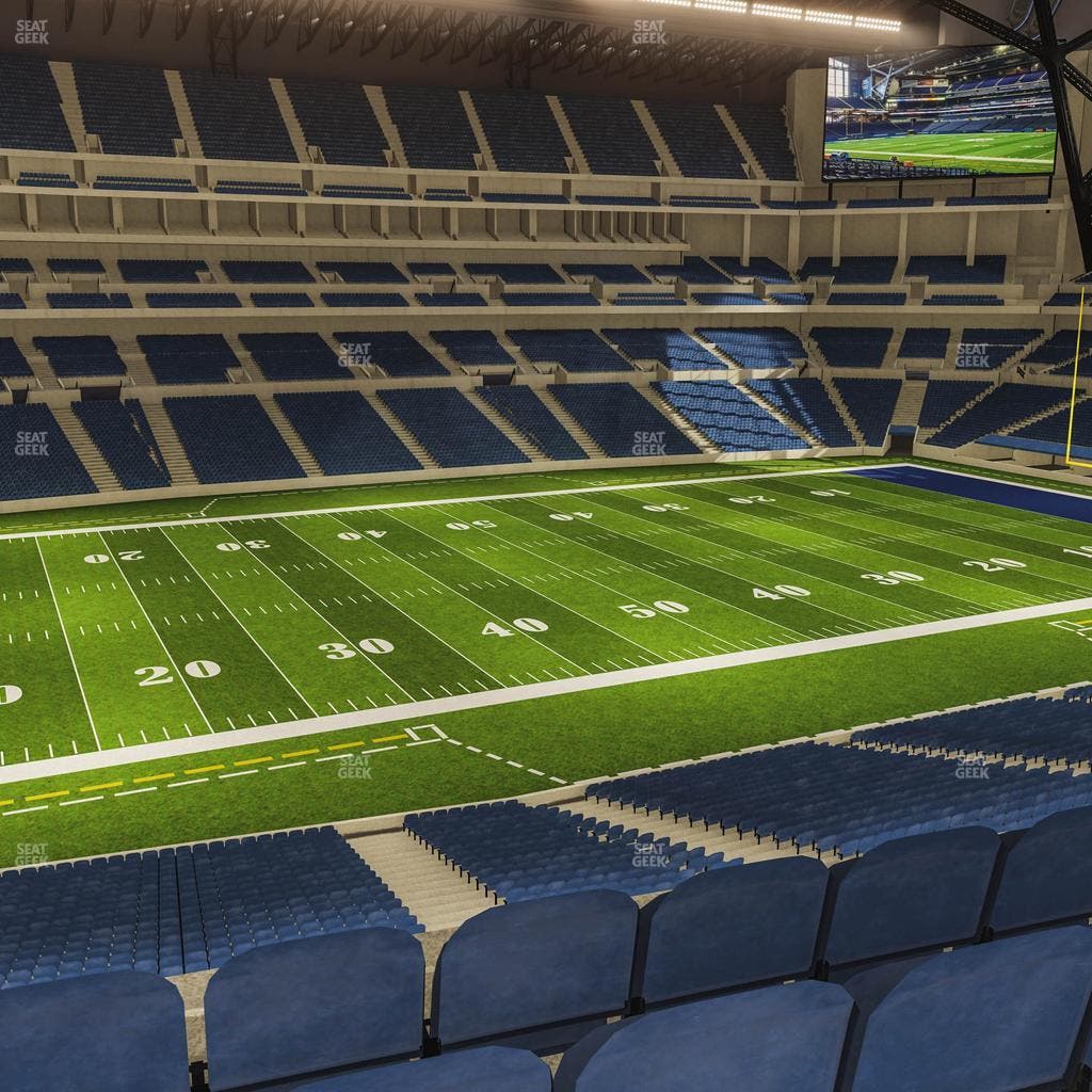 Lucas Oil Stadium - Section 343 Seat View