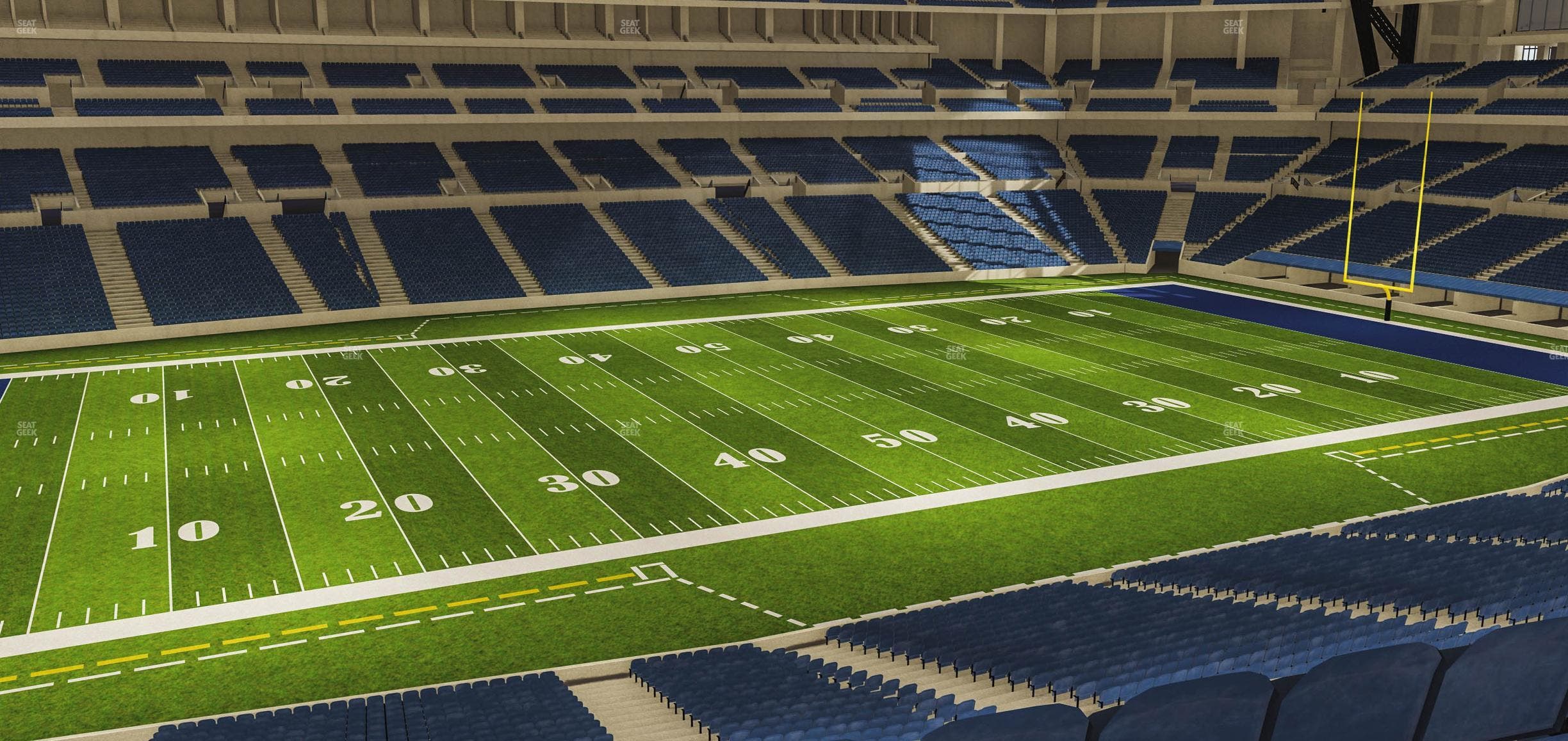 Lucas Oil Stadium - Section 343 Seat View