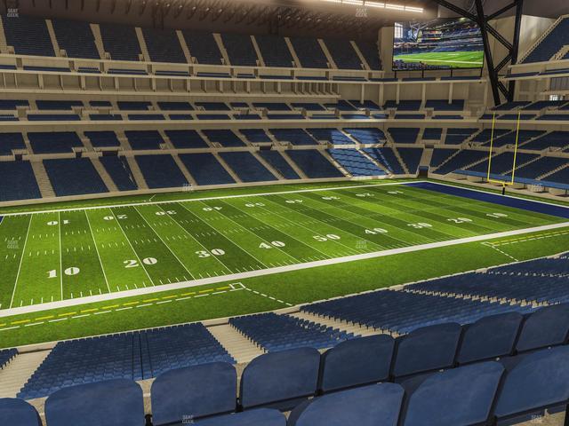 Lucas Oil Stadium - Section 343 Seat View