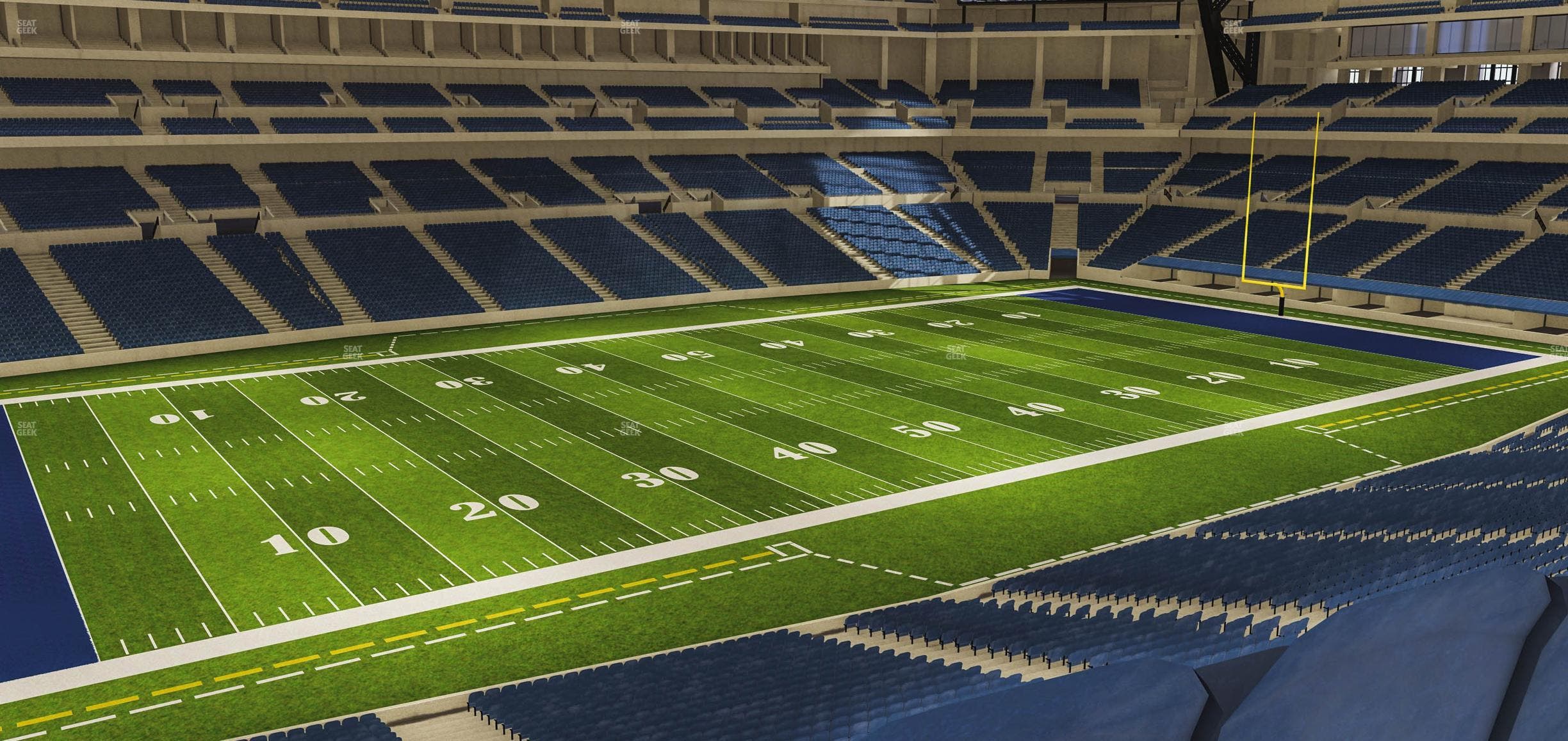Lucas Oil Stadium - Section 344 Seat View