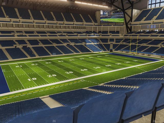 Lucas Oil Stadium - Section 344 Seat View