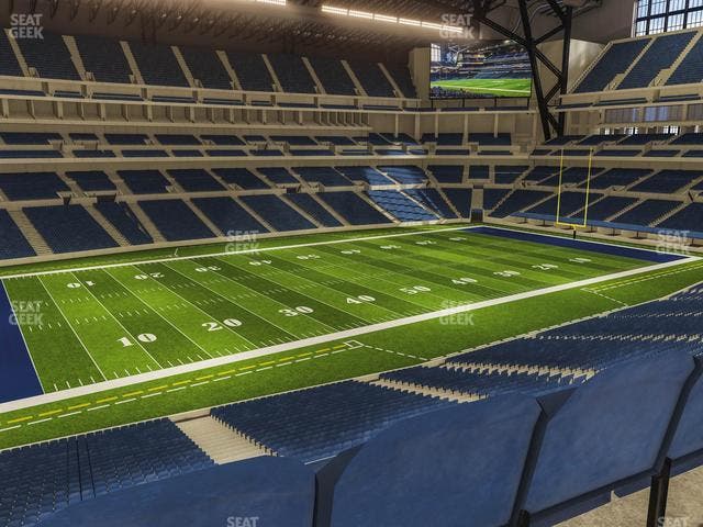 Lucas Oil Stadium - Section 344 Seat View