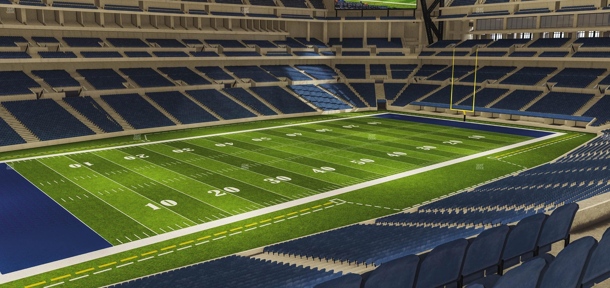Lucas Oil Stadium - Section 345 Seat View