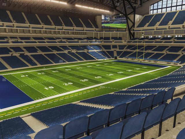 Lucas Oil Stadium - Section 345 Seat View