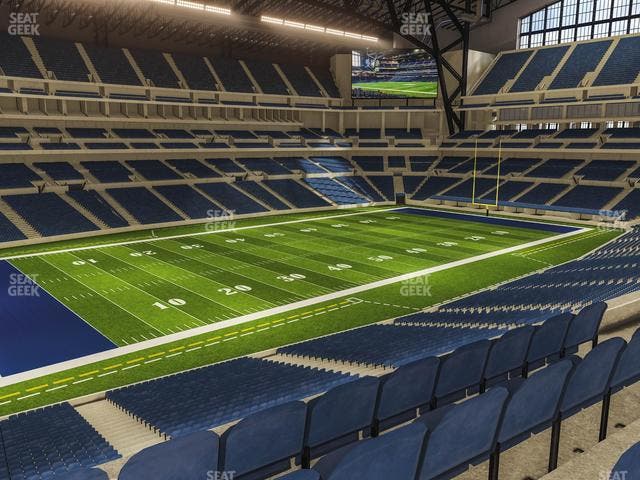 Lucas Oil Stadium - Section 345 Seat View