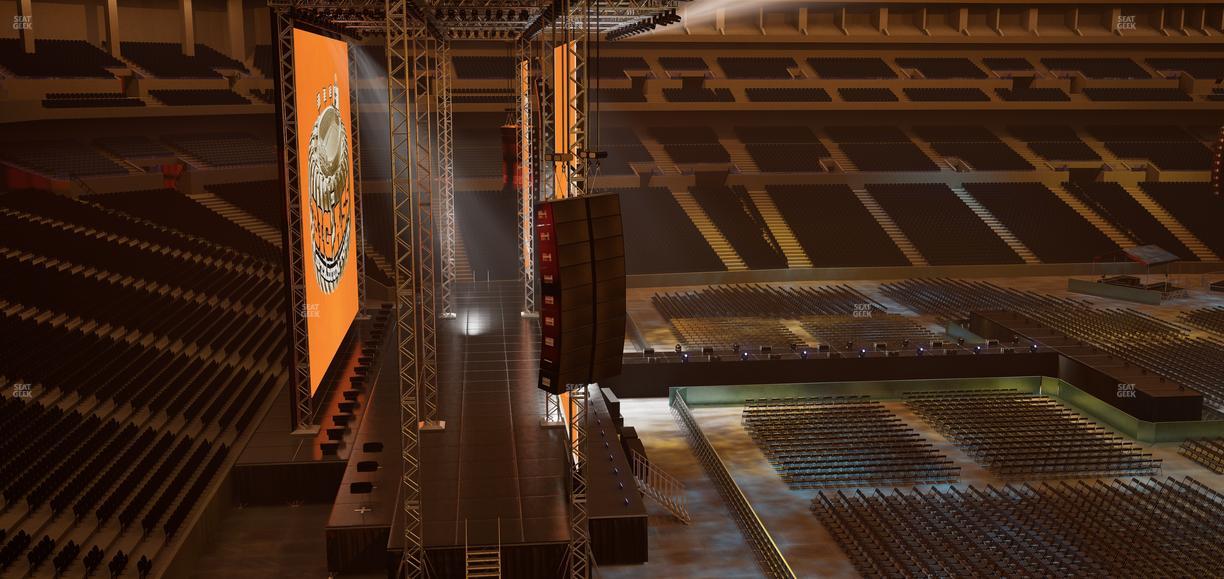 Lucas Oil Stadium - Section 345 Seat View