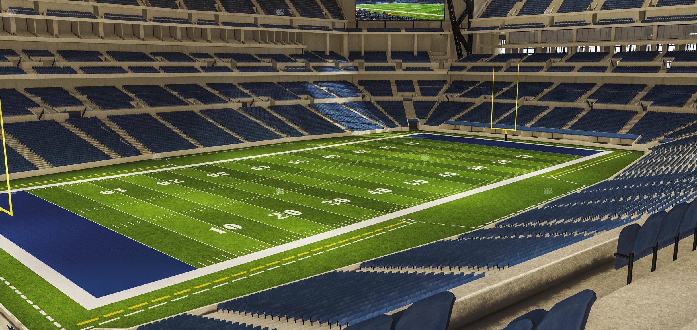 Lucas Oil Stadium - Section 346 Seat View