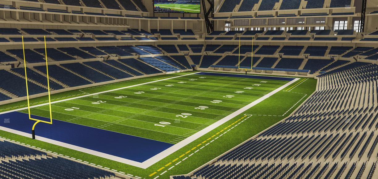 Lucas Oil Stadium - Section 349 Seat View