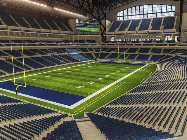 Lucas Oil Stadium - Section 349 Seat View
