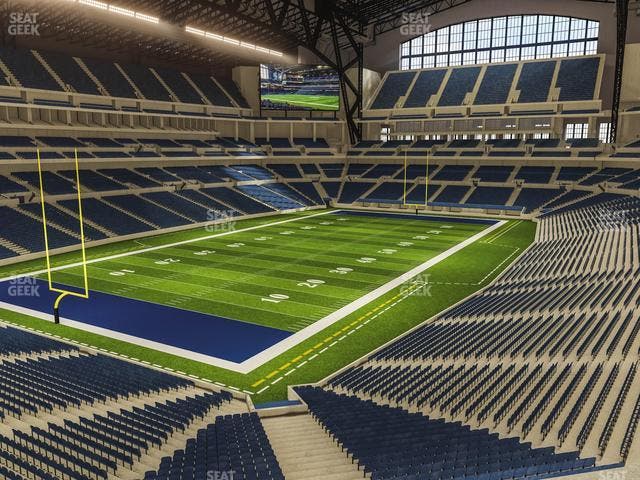 Lucas Oil Stadium - Section 349 Seat View