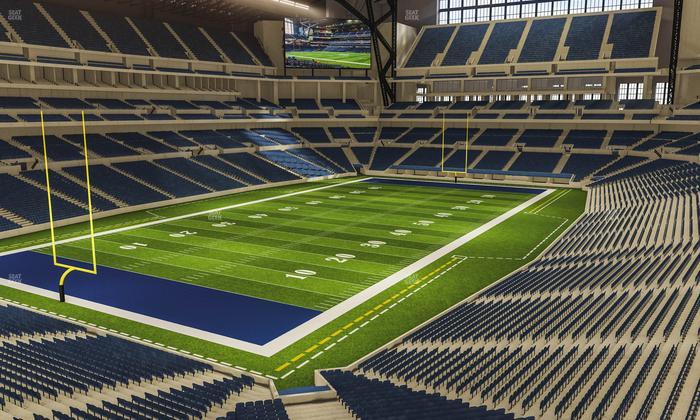 Lucas Oil Stadium - Section 349 Seat View