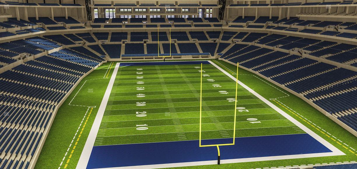 Lucas Oil Stadium - Section 401 Seat View