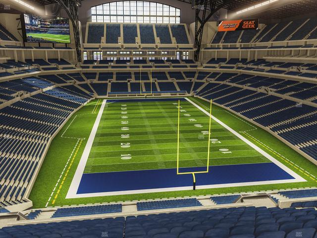 Lucas Oil Stadium - Section 401 Seat View