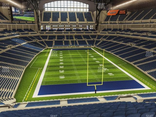 Lucas Oil Stadium - Section 401 Seat View