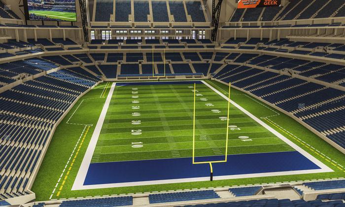 Lucas Oil Stadium - Section 401 Seat View