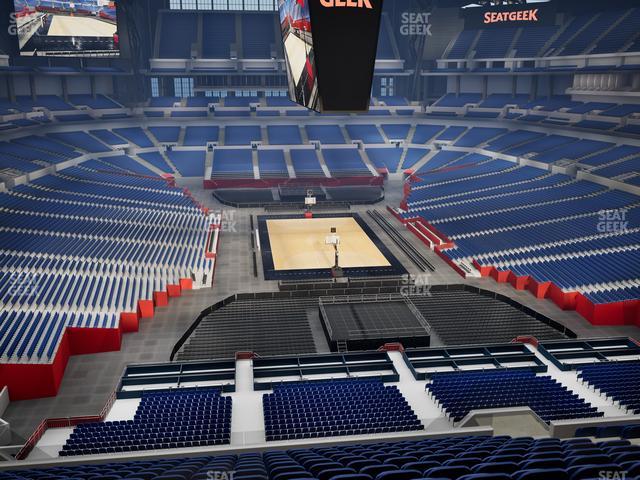 Lucas Oil Stadium - Section 401 Seat View