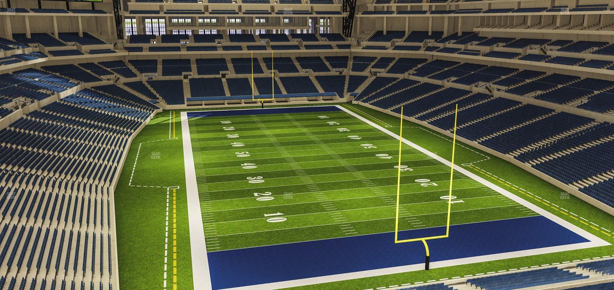 Lucas Oil Stadium - Section 402 Seat View