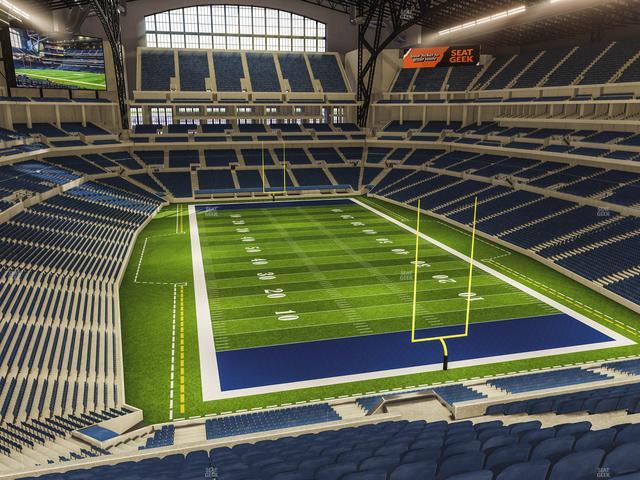 Lucas Oil Stadium - Section 402 Seat View