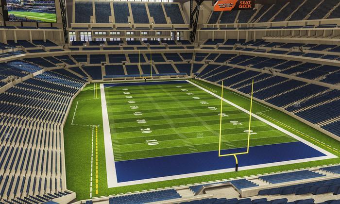 Lucas Oil Stadium - Section 402 Seat View