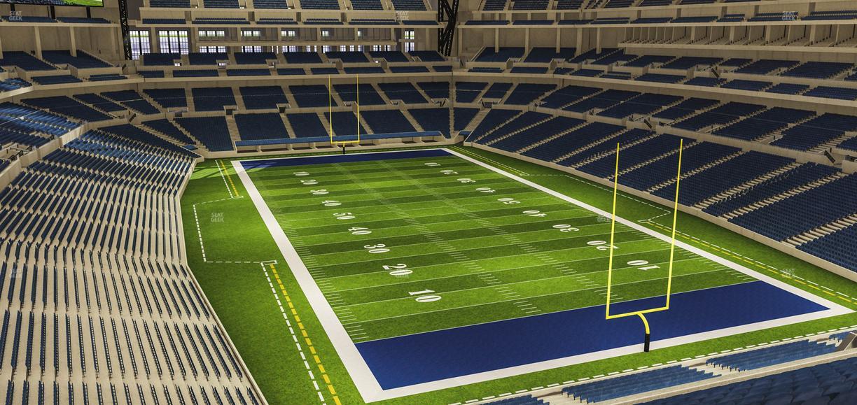 Lucas Oil Stadium - Section 403 Seat View