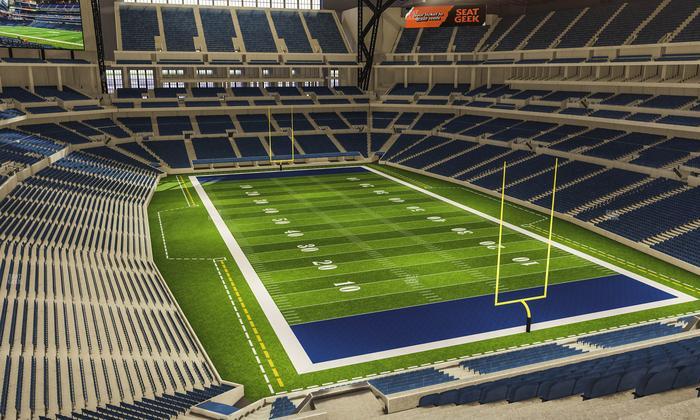 Lucas Oil Stadium - Section 403 Seat View