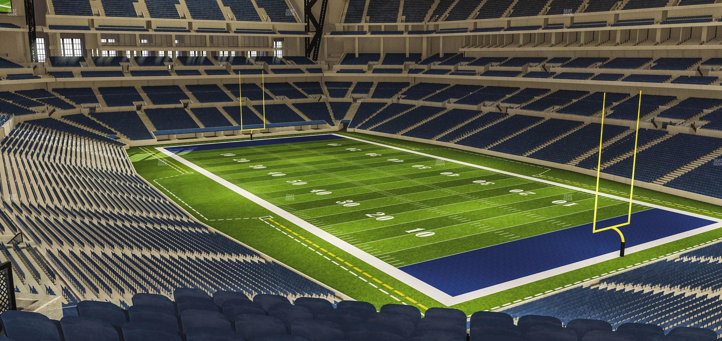Lucas Oil Stadium - Section 404 Seat View