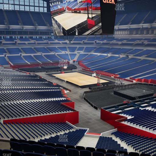 Lucas Oil Stadium - Section 404 Seat View