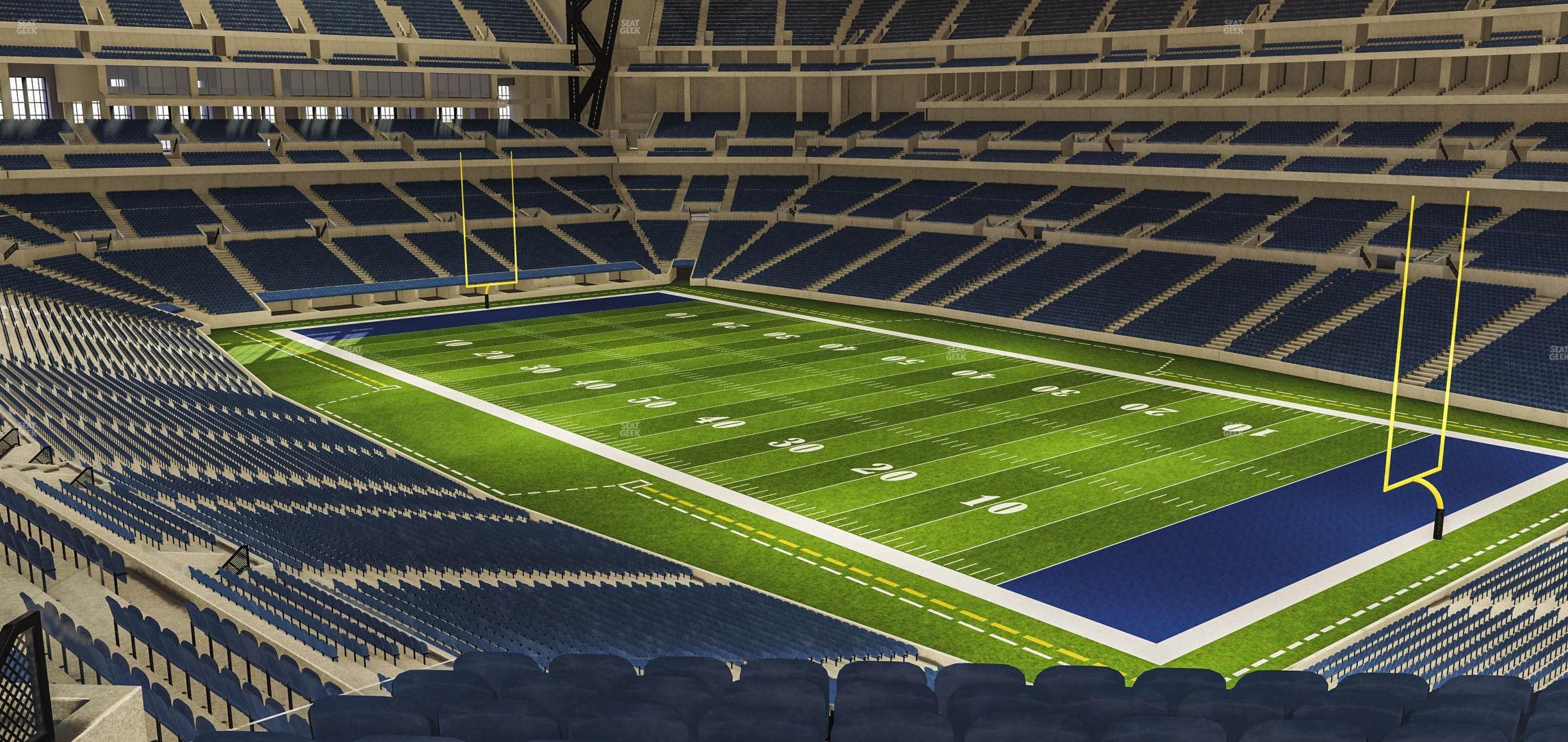 Lucas Oil Stadium - Section 406 Seat View