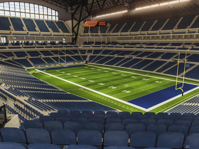 Lucas Oil Stadium - Section 406 Seat View