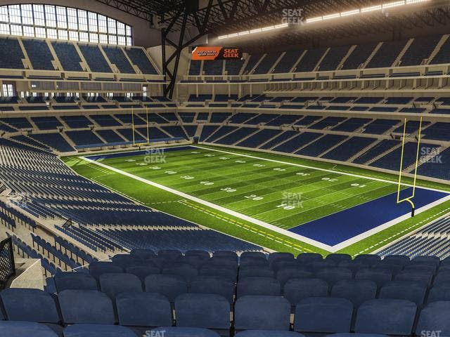 Lucas Oil Stadium - Section 406 Seat View