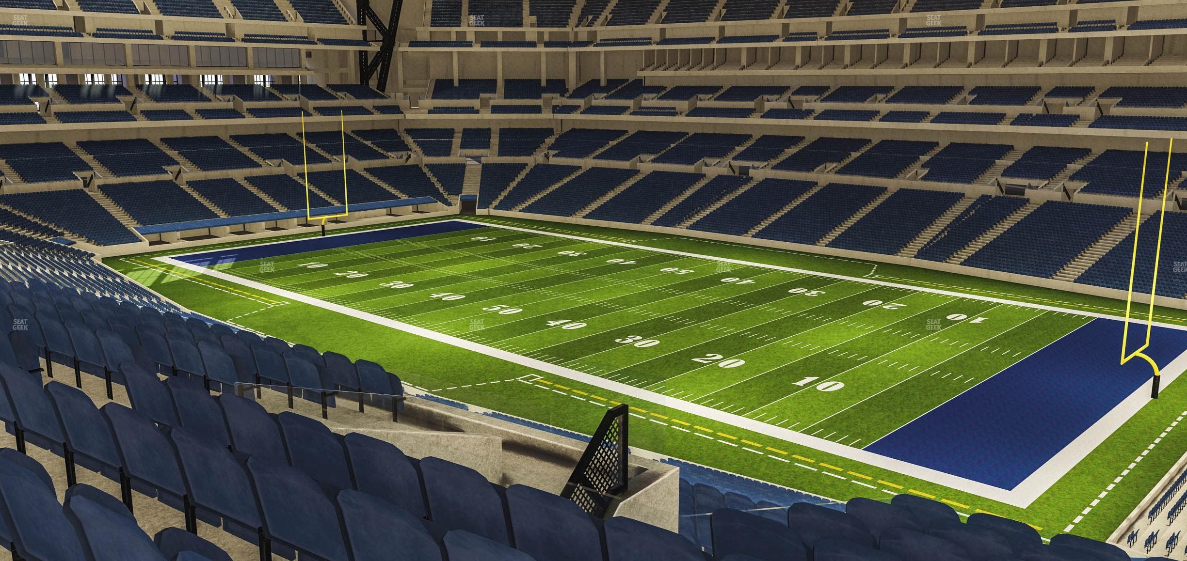 Lucas Oil Stadium - Section 407 Seat View