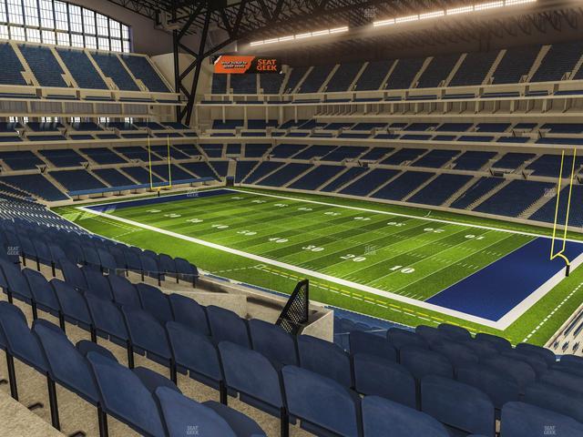 Lucas Oil Stadium - Section 407 Seat View