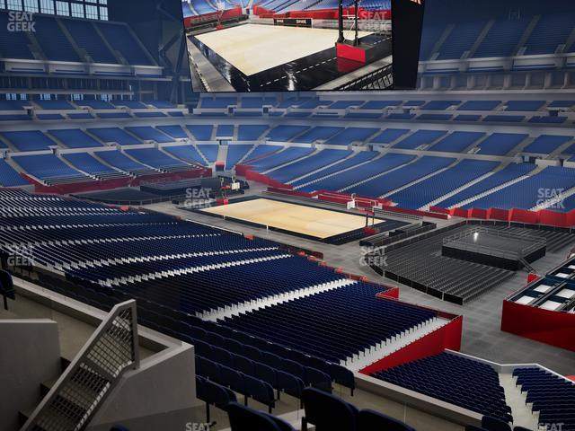 Lucas Oil Stadium - Section 407 Seat View