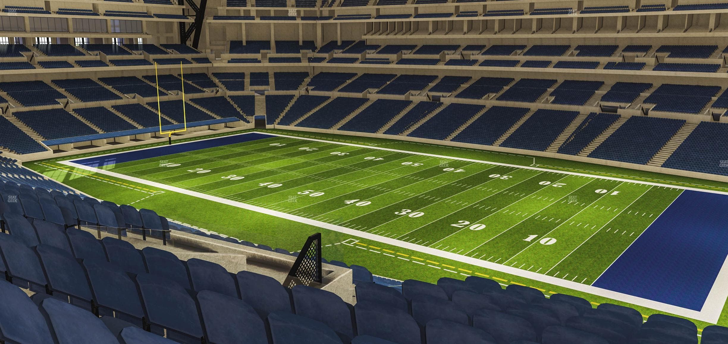 Lucas Oil Stadium - Section 408 Seat View