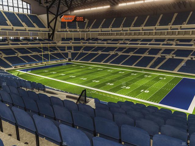 Lucas Oil Stadium - Section 408 Seat View