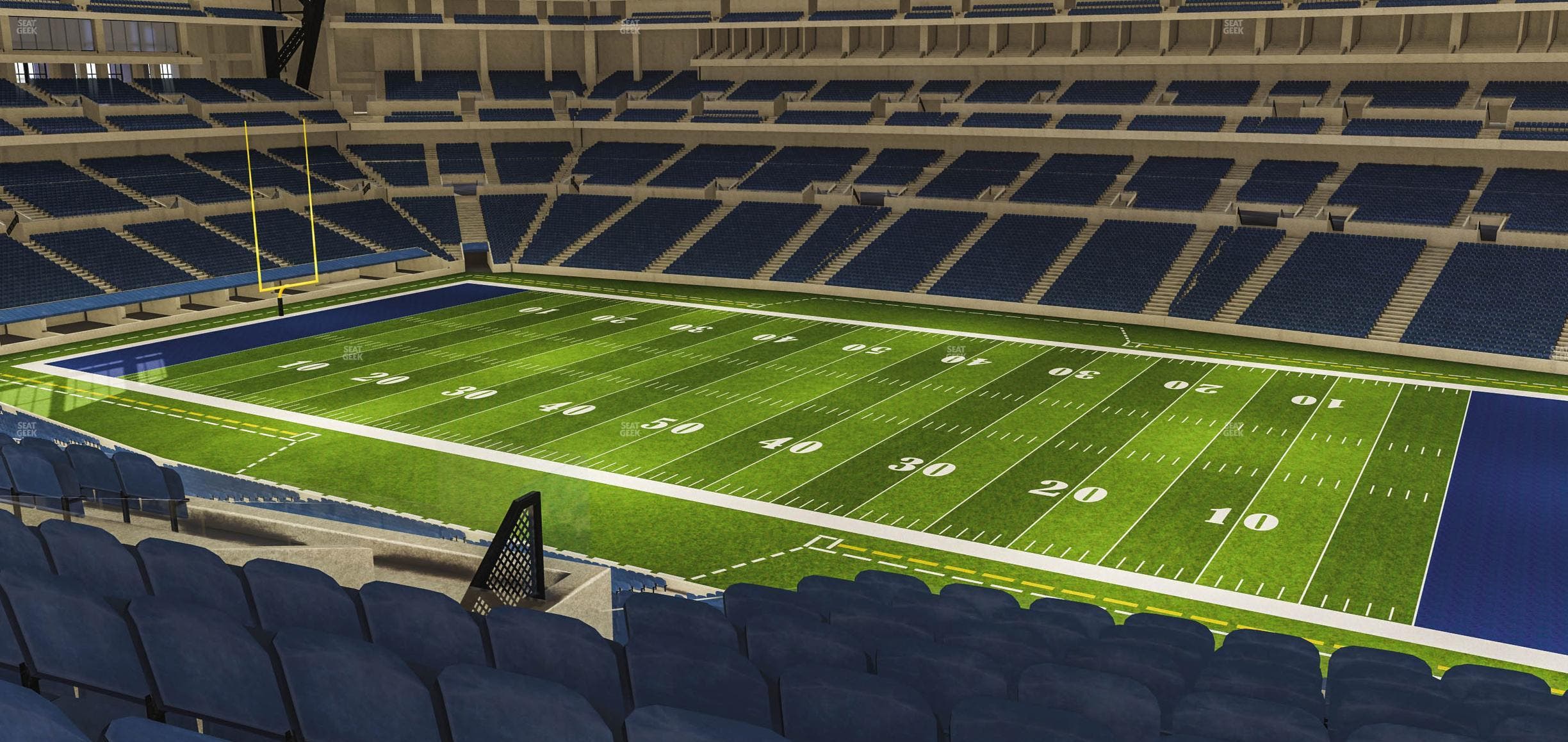 Lucas Oil Stadium - Section 409 Seat View