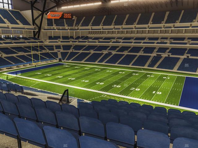 Lucas Oil Stadium - Section 409 Seat View