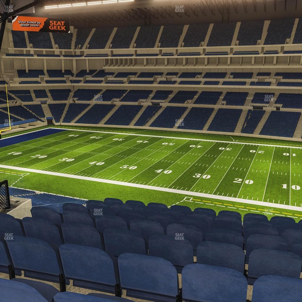 Lucas Oil Stadium - Section 410 Seat View