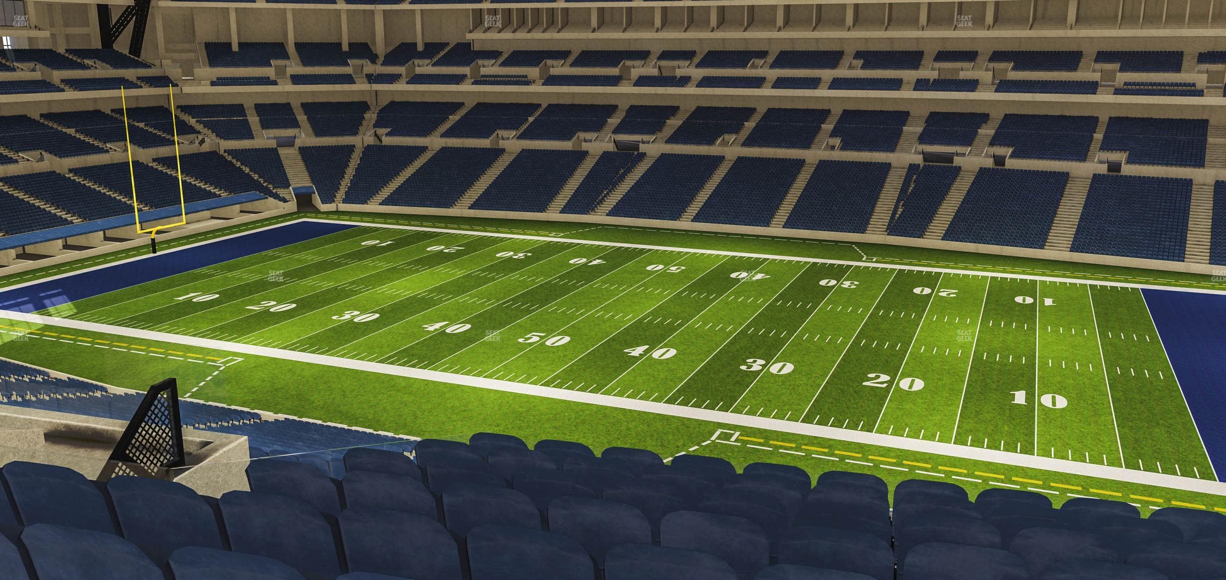Lucas Oil Stadium - Section 410 Seat View