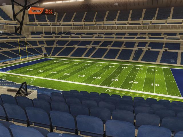 Lucas Oil Stadium - Section 410 Seat View