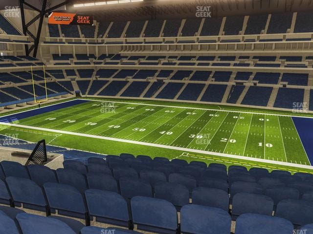 Lucas Oil Stadium - Section 410 Seat View