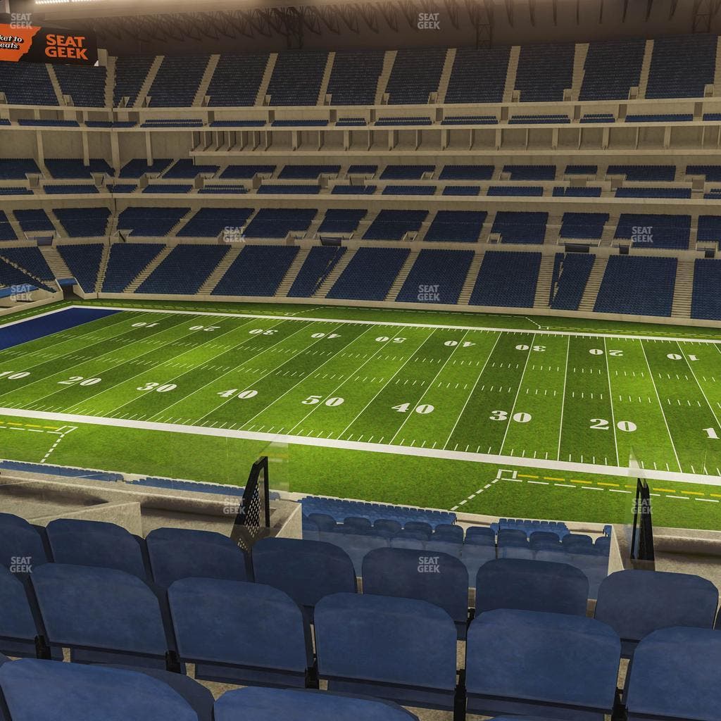Lucas Oil Stadium - Section 411 Seat View