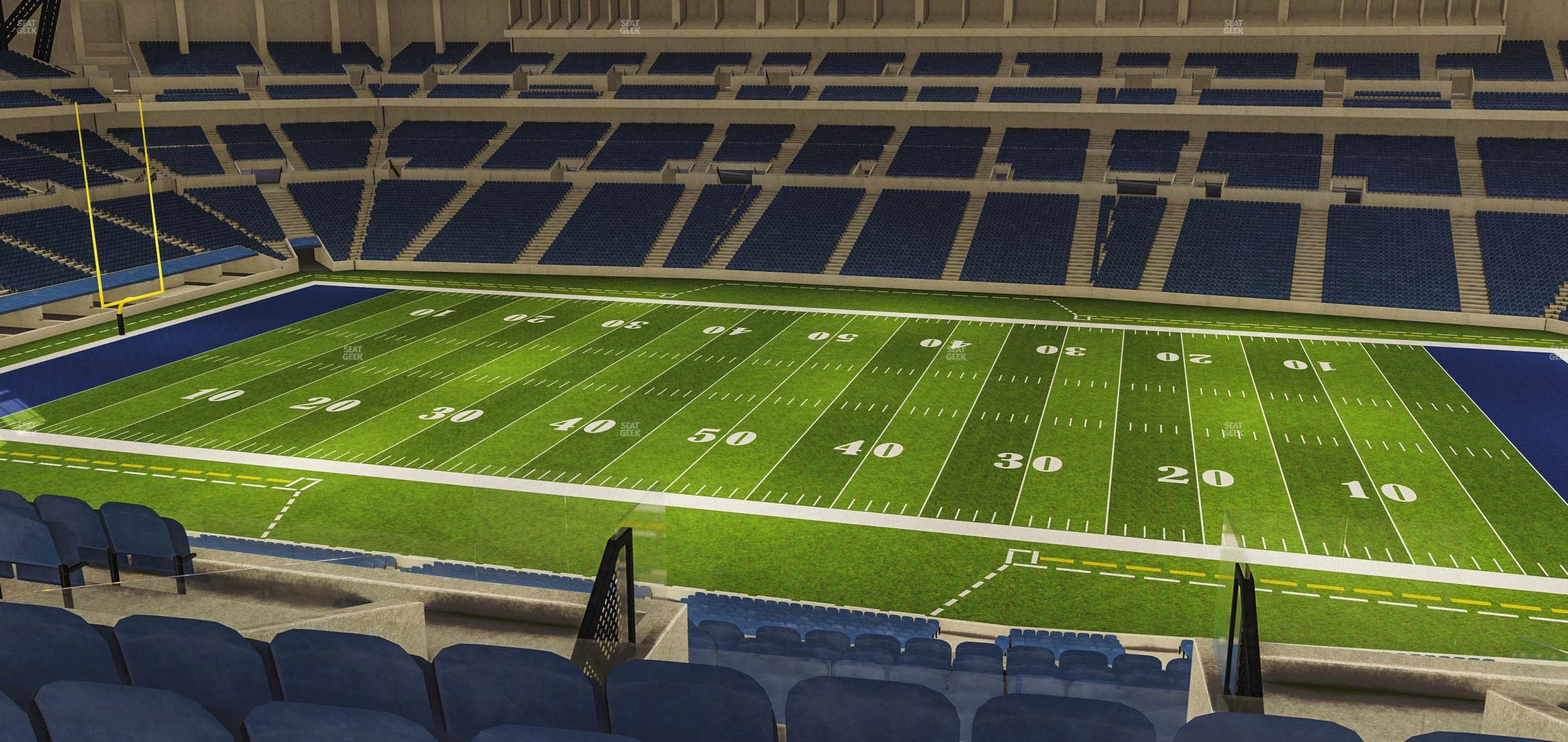 Lucas Oil Stadium - Section 411 Seat View