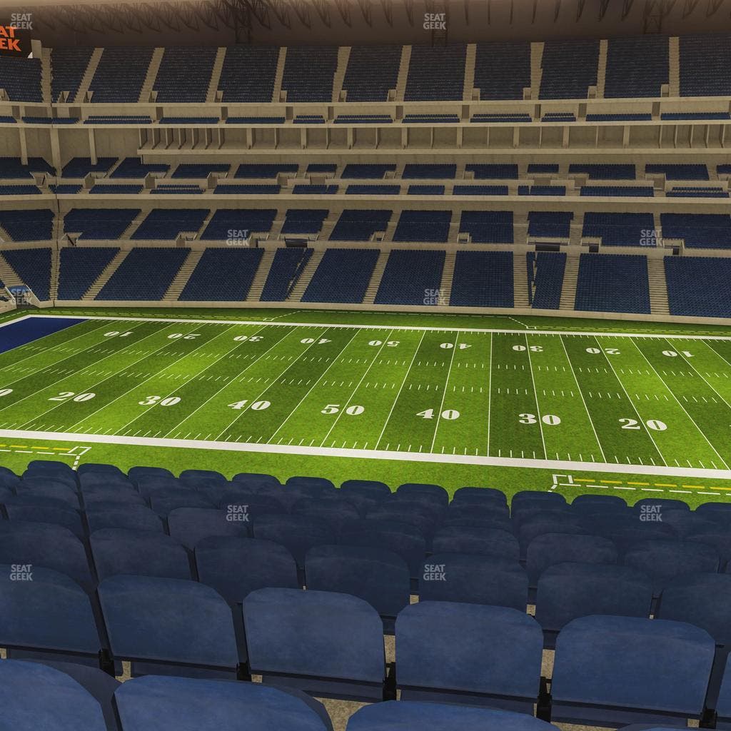 Lucas Oil Stadium - Section 412 Seat View